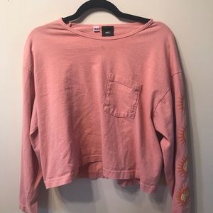 obey cropped long sleeve